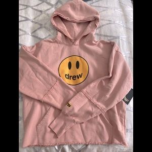 Drew House deconstructed mascot hoodie, dusty rose